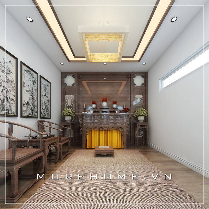 Phòng thờ biệt thự